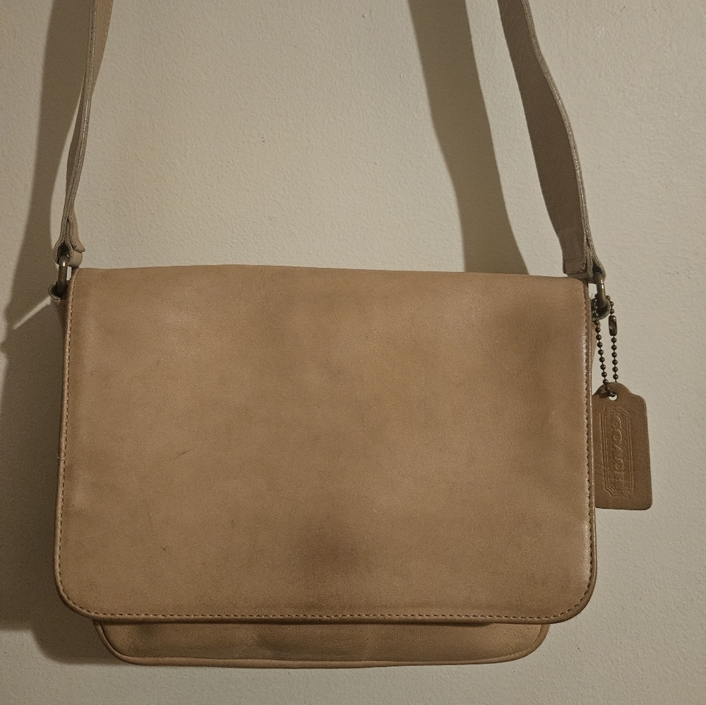 Rare Vintage Coach Manhattan Bistro Bag – Bise Crossbody, Lightweight Leather. - Picture 2 of 15